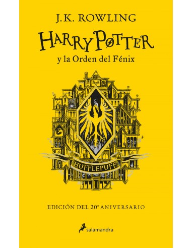 Harry Potter y la Orden del Fenix edicion Hufflepuff del 20º aniversario Harry Potter